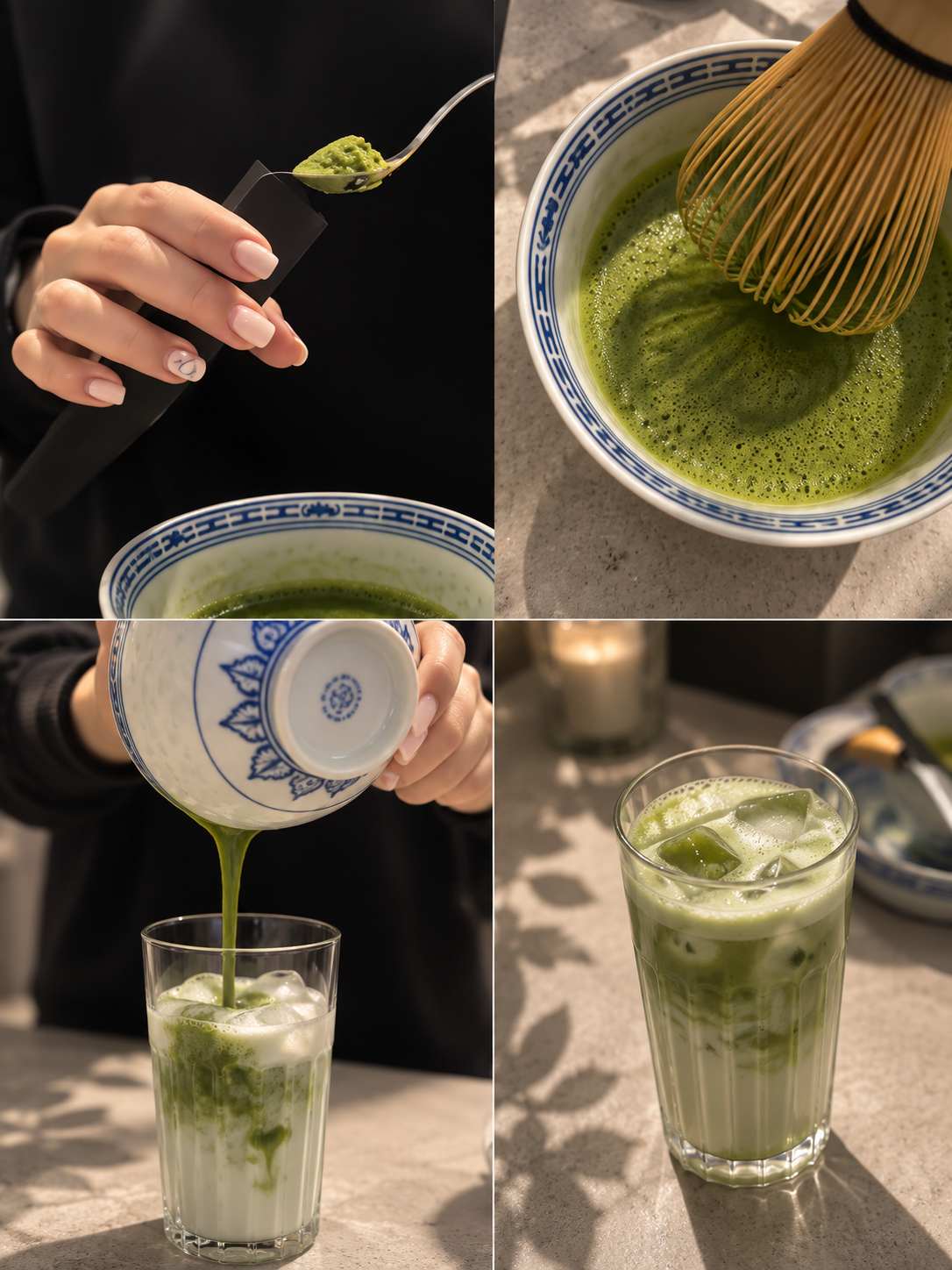 Kaip namuose paruošti tobulą „matcha“ arbatą